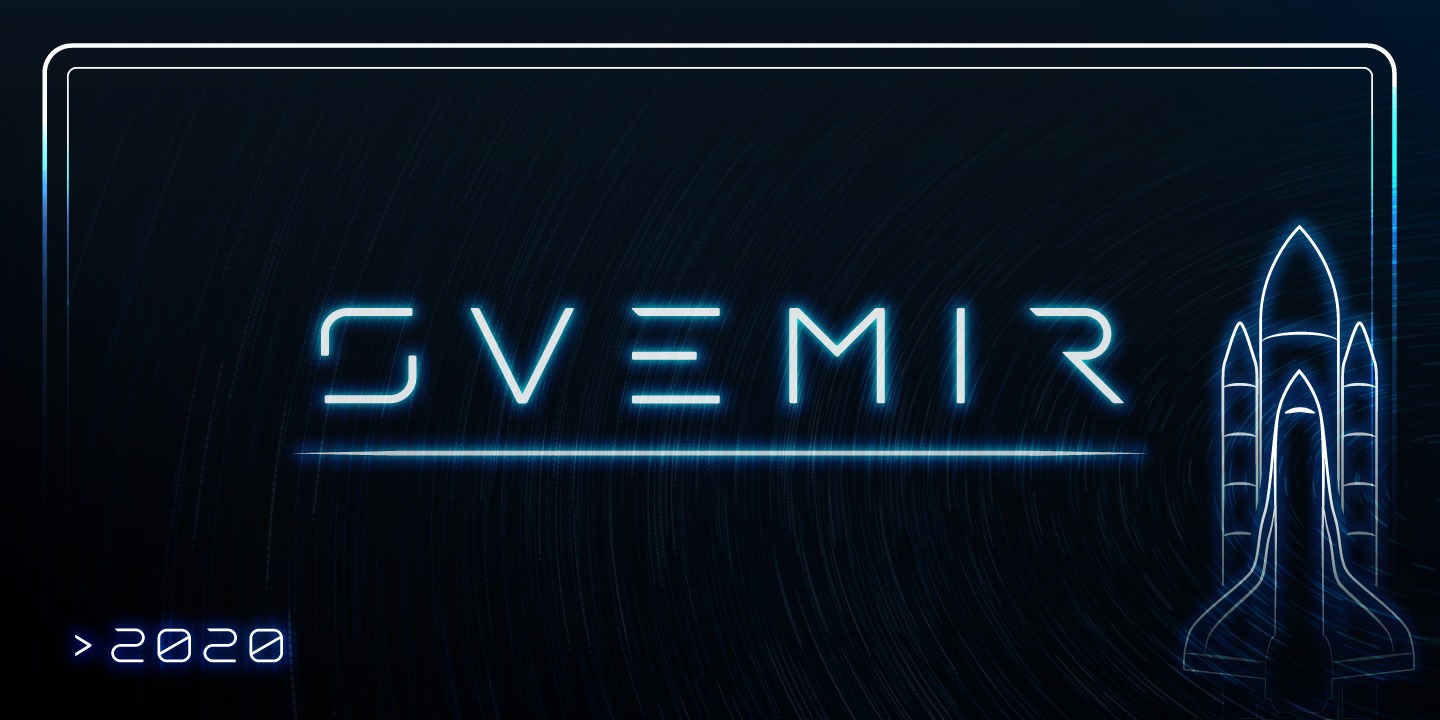 Пример шрифта Svemir